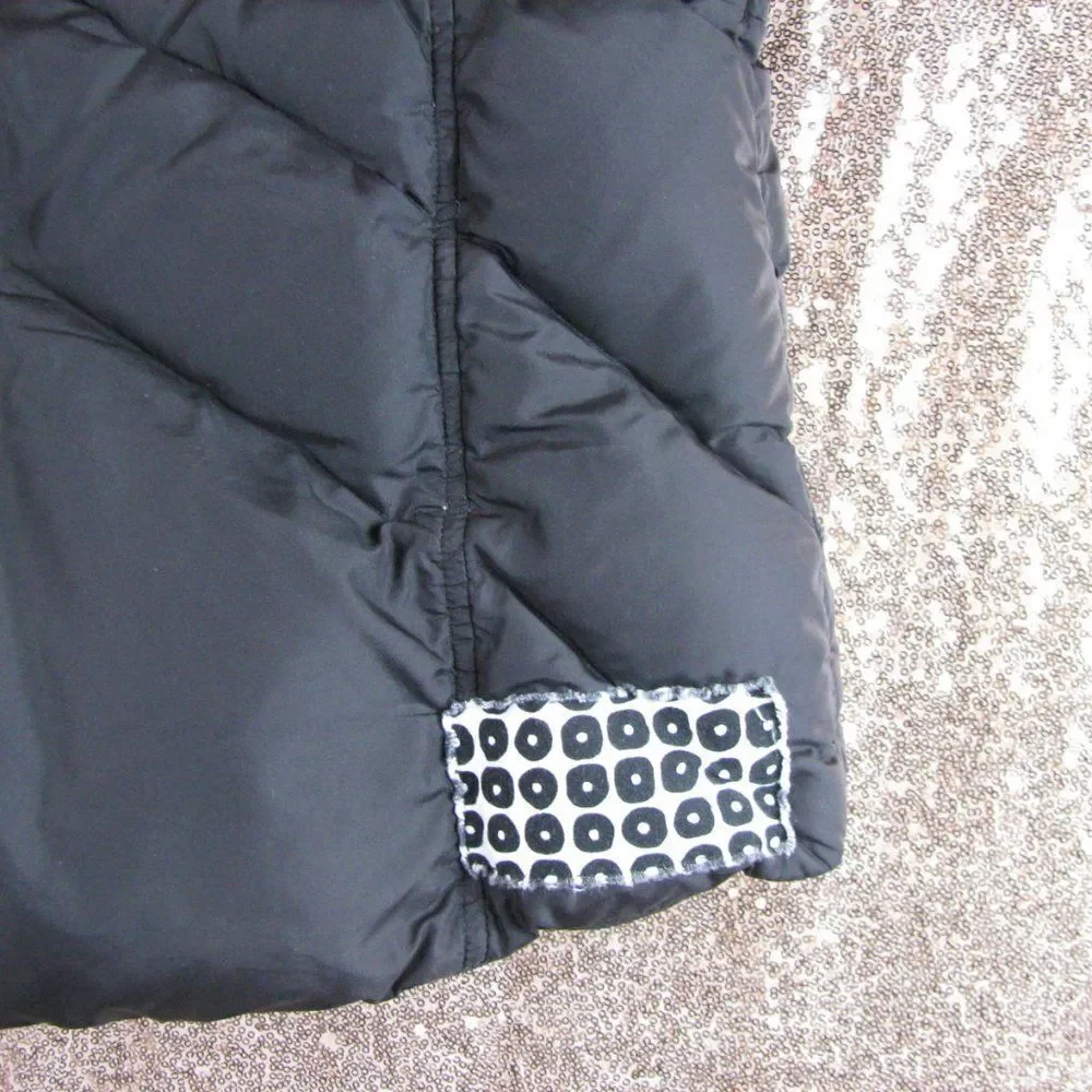 j crew puffer vest M Black